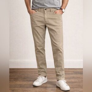 Jach’s Men’s Pants 33x32 | Slim Straight Beige Khaki | New With Tags MSRP $99